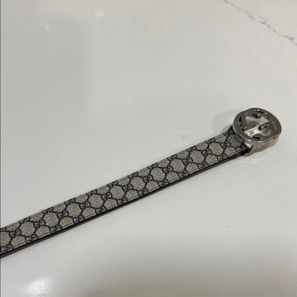Gucci Beige and Navy children’s Belt